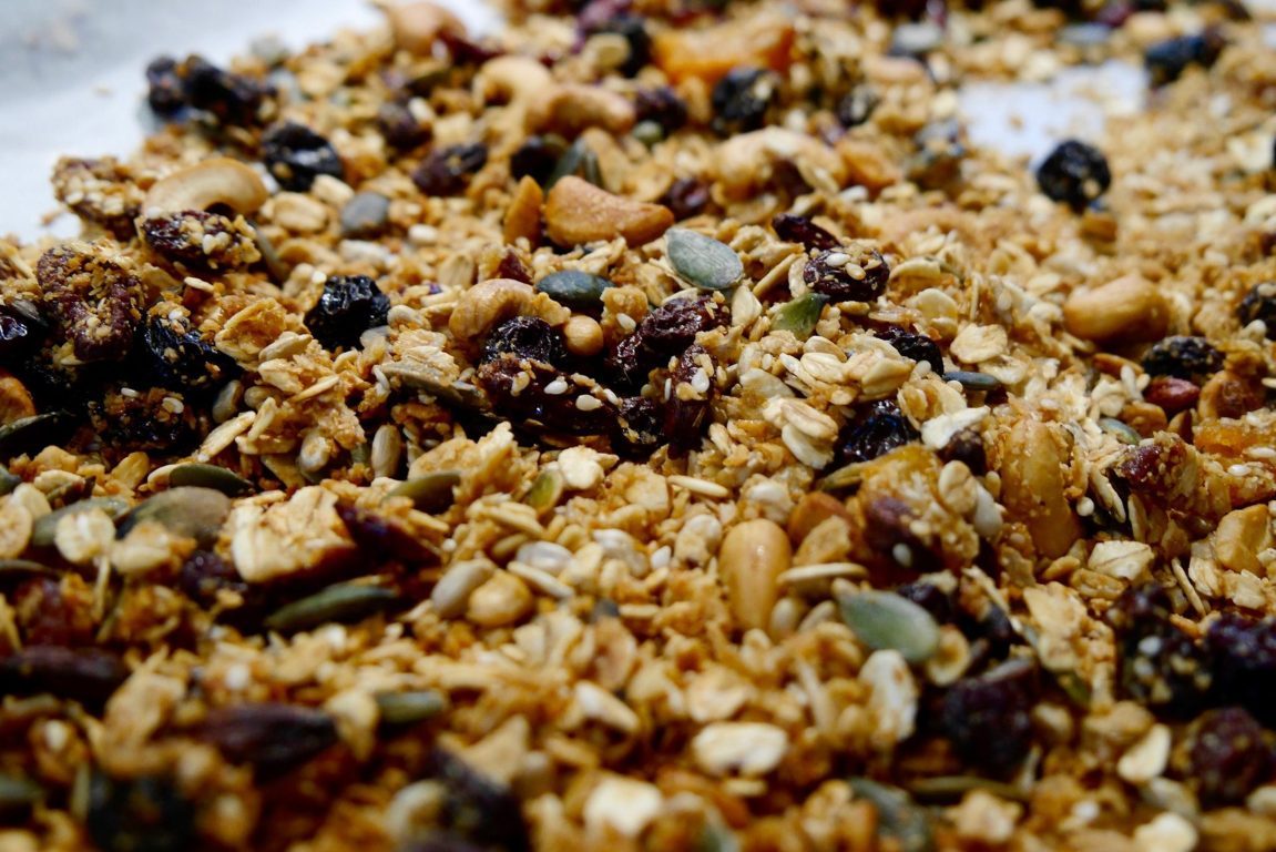 Granola with Pumpkin seeds and Goji Berries